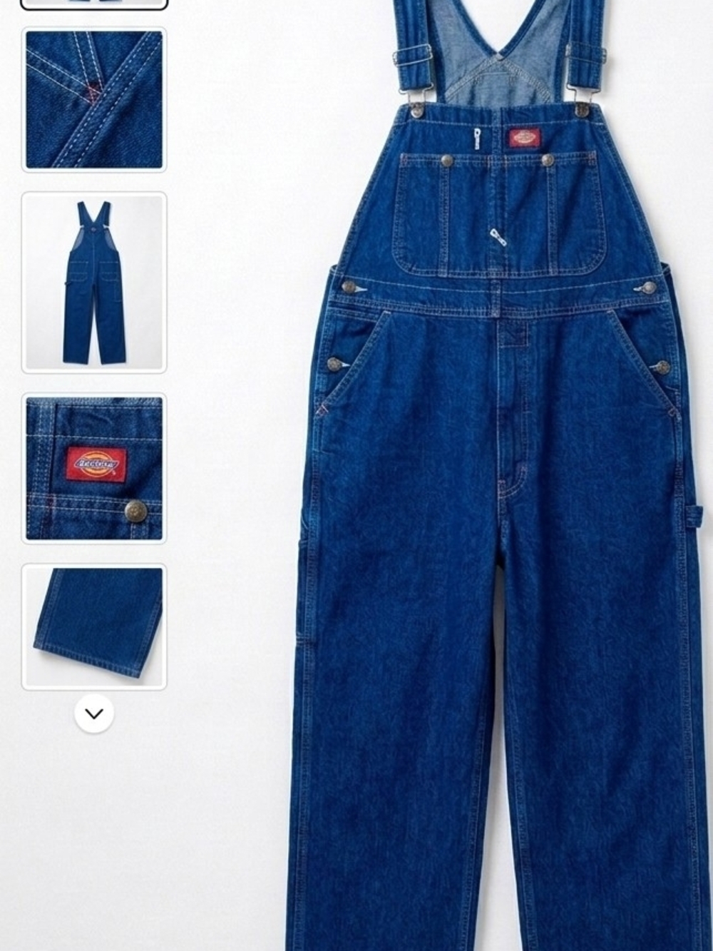 Dickies Blue Denim Overalls